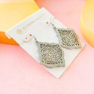Kendra Scott - Kirsten Filigree Silver Earrings - NEW